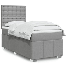 Boxspring Met Matras Stof 100 x 200 cm