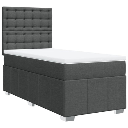 Boxspring Met Matras Stof 100 x 200 cm