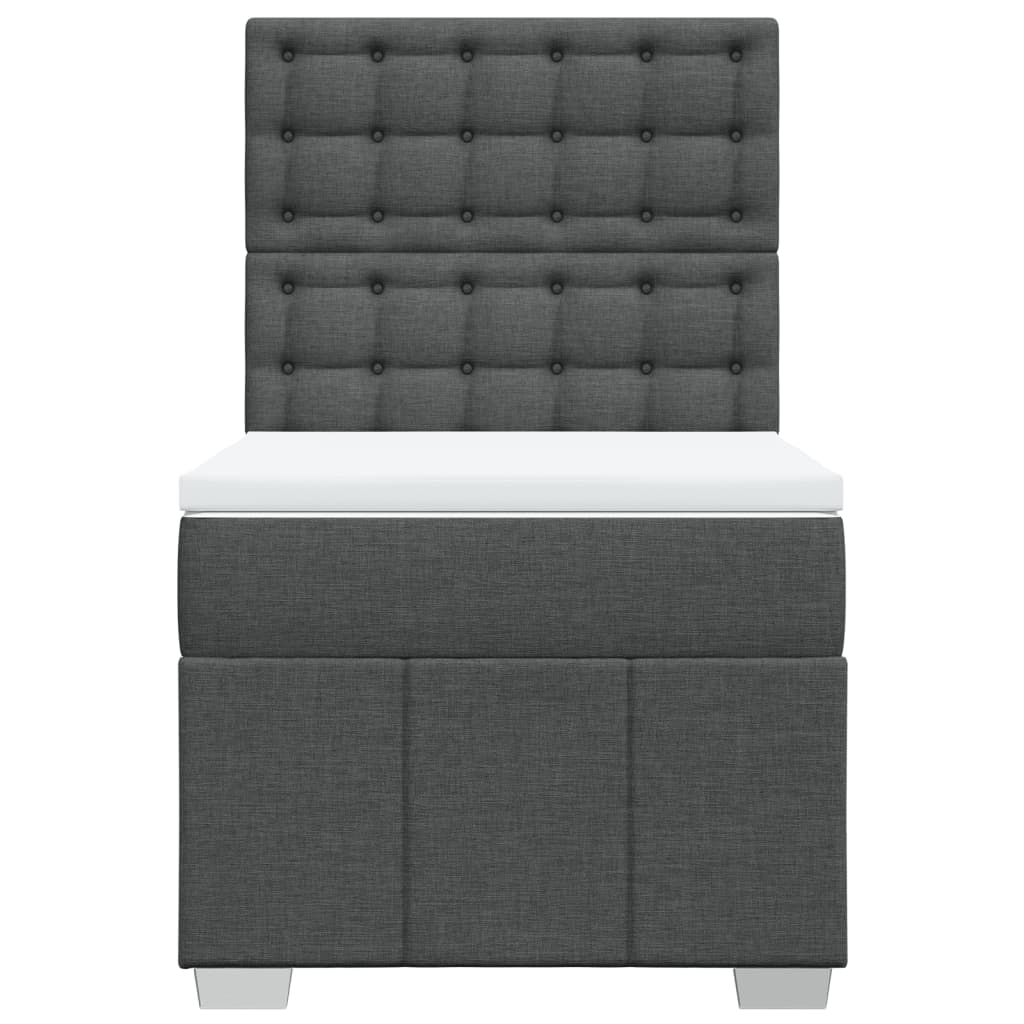 Boxspring Met Matras Stof 100 x 200 cm