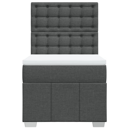 Boxspring Met Matras Stof 100 x 200 cm