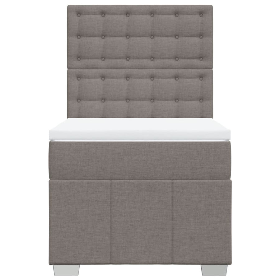 Boxspring Met Matras Stof 100 x 200 cm