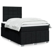 Boxspring bed met matras 120x190 cm zwart
