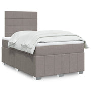 Boxspring 120x190 cm taupe met matras