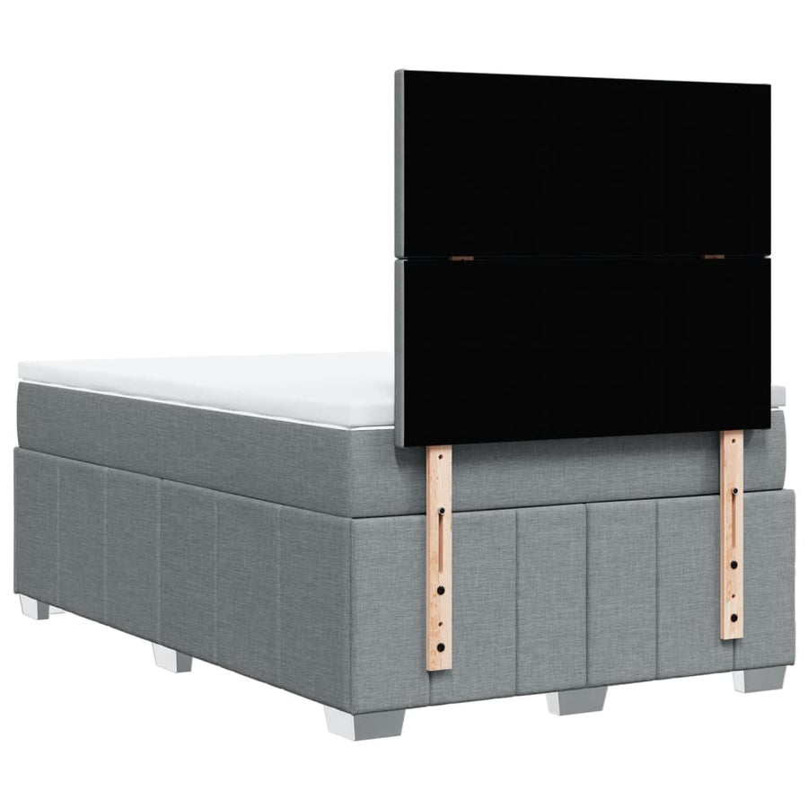 Boxspring Met Matras Stof 120 x 200 cm