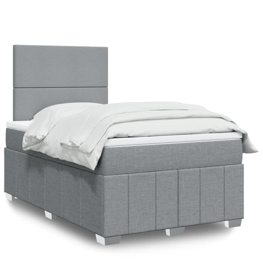 Boxspring Met Matras Stof 120 x 200 cm