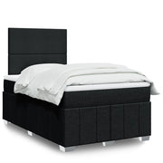 Boxspring met matras 120x200 cm zwart