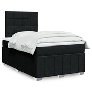 Boxspring met matras 120x200 cm zwart