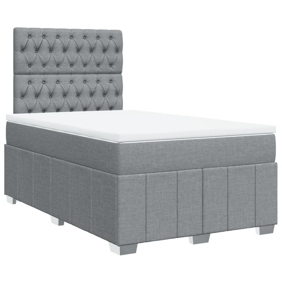 Boxspring Met Matras Stof 120 x 200 cm