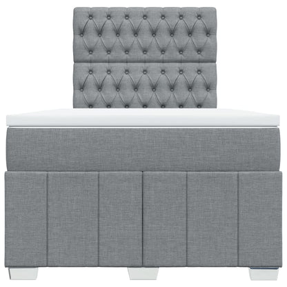 Boxspring Met Matras Stof 120 x 200 cm