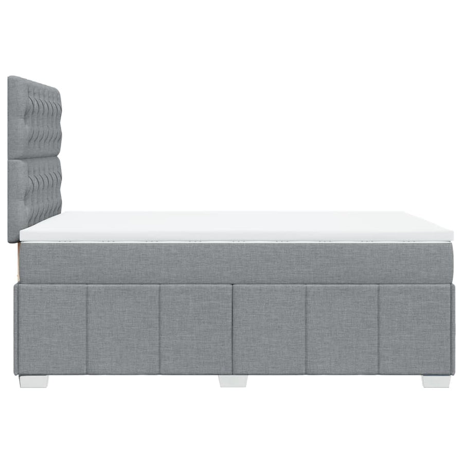 Boxspring Met Matras Stof 120 x 200 cm