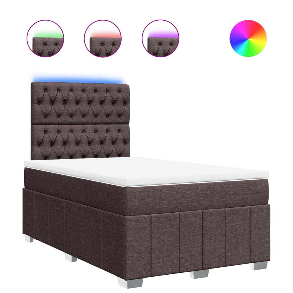 Boxspring Met Matras Stof 120 x 200 cm