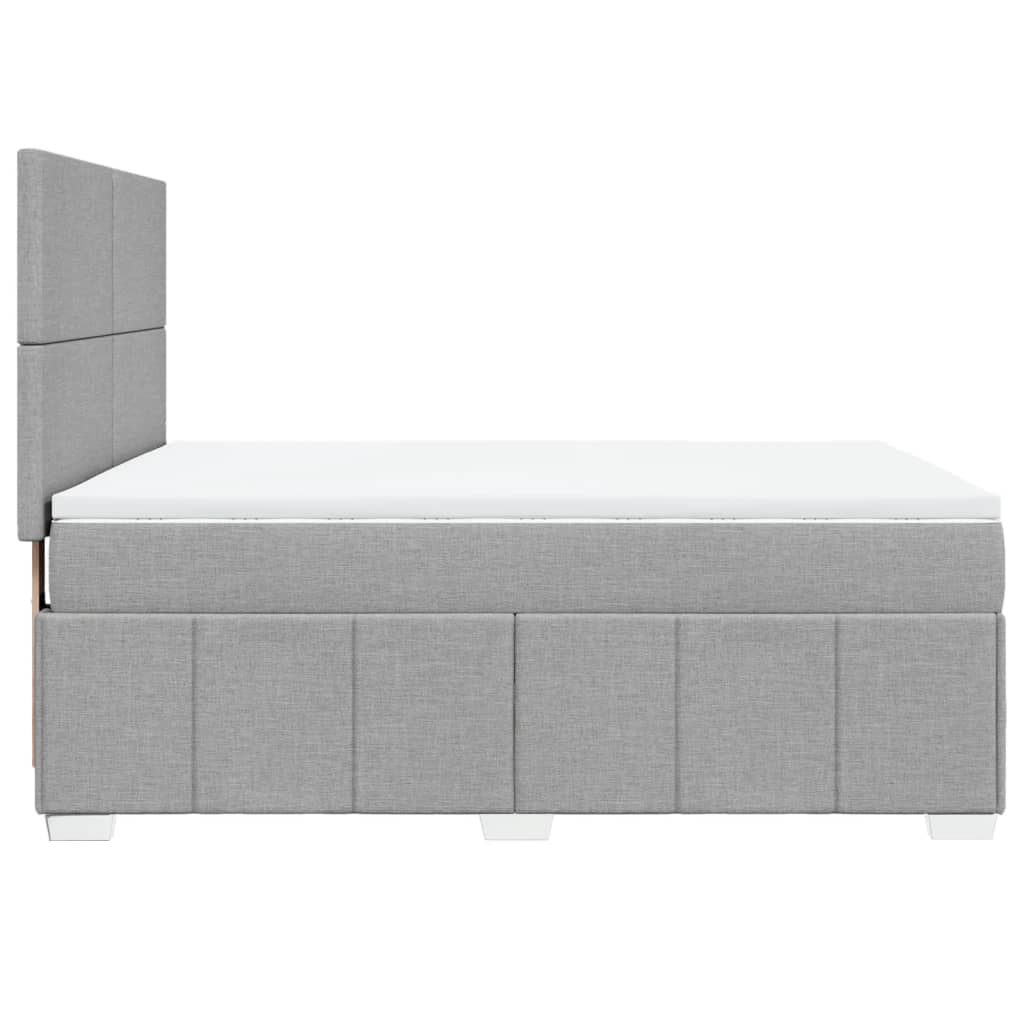 Boxspring Met Matras Stof 140 x 190 cm