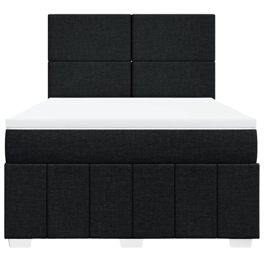 Boxspring Met Matras Stof 140 x 190 cm