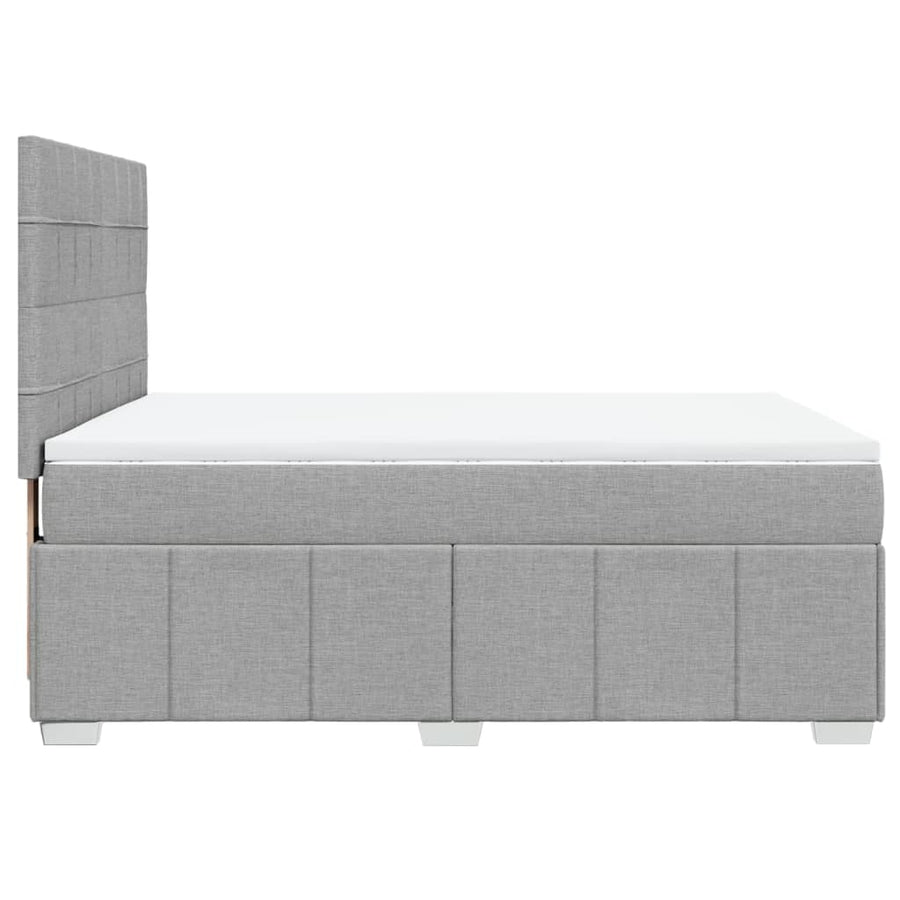 Boxspring Met Matras Stof 140 x 190 cm