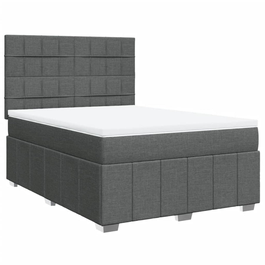 Boxspring Met Matras Stof 140 x 190 cm