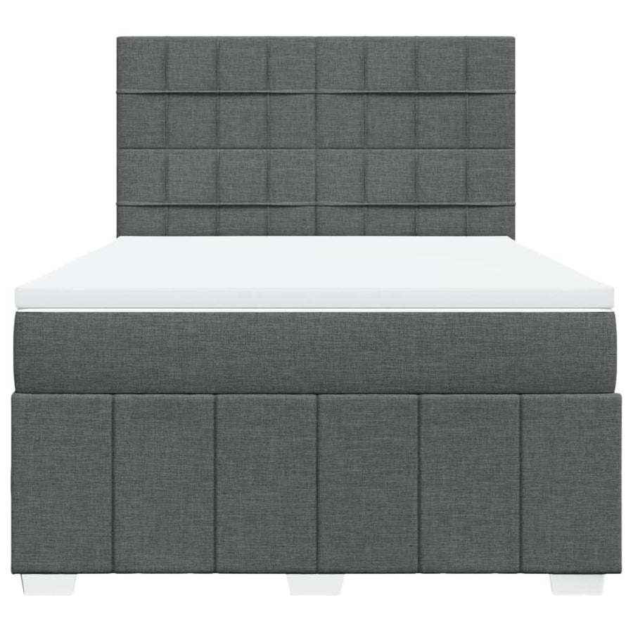 Boxspring Met Matras Stof 140 x 190 cm