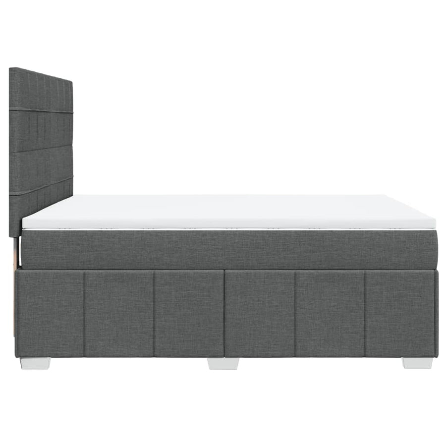 Boxspring Met Matras Stof 140 x 190 cm