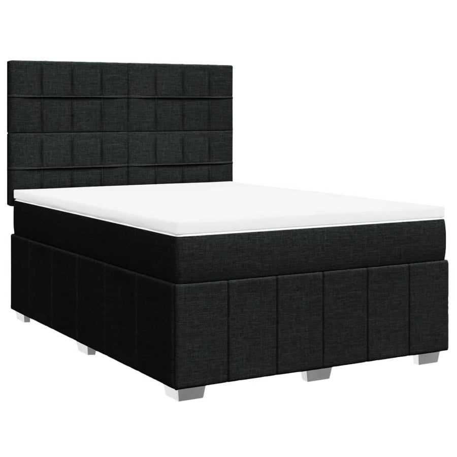 Boxspring Met Matras Stof 140 x 190 cm
