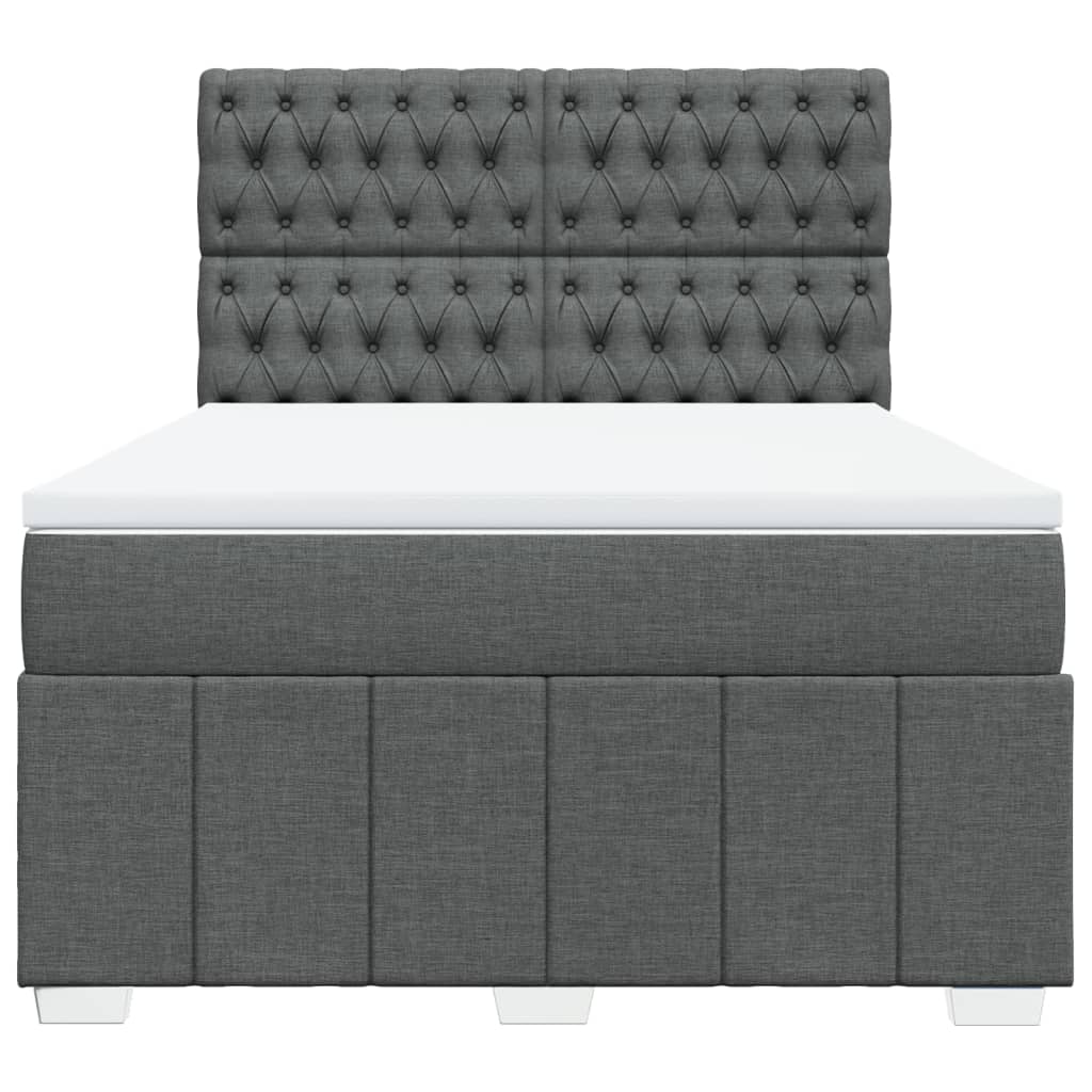 Boxspring Met Matras Stof 140 x 190 cm