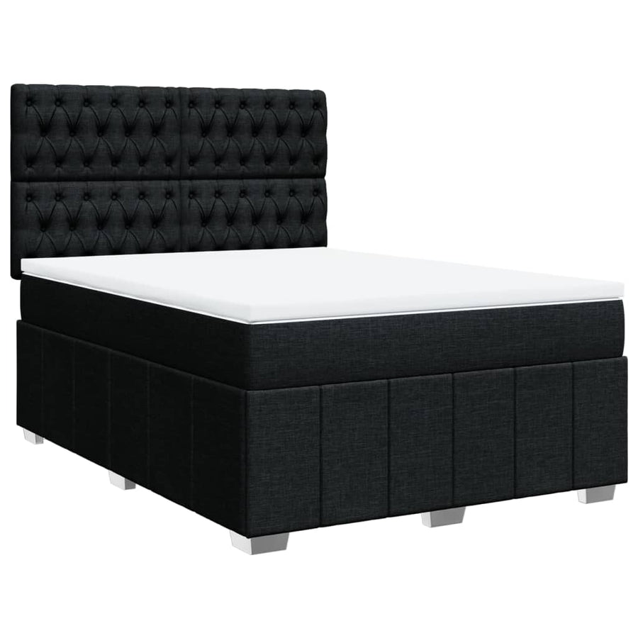 Boxspring Met Matras Stof 140 x 190 cm