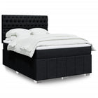 Boxspring met matras 140x190 cm stof