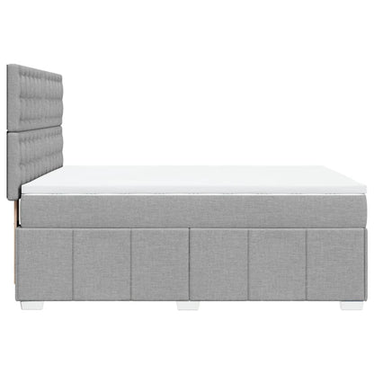 Boxspring Met Matras Stof 140 x 190 cm