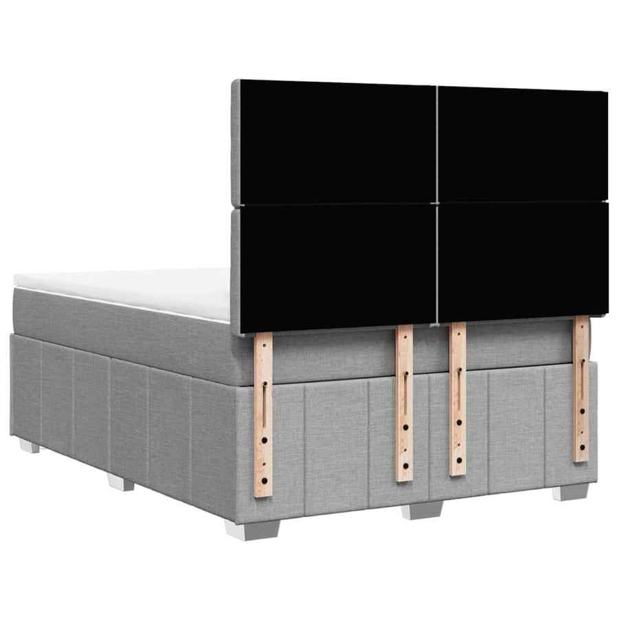 Boxspring Met Matras Stof 140 x 190 cm