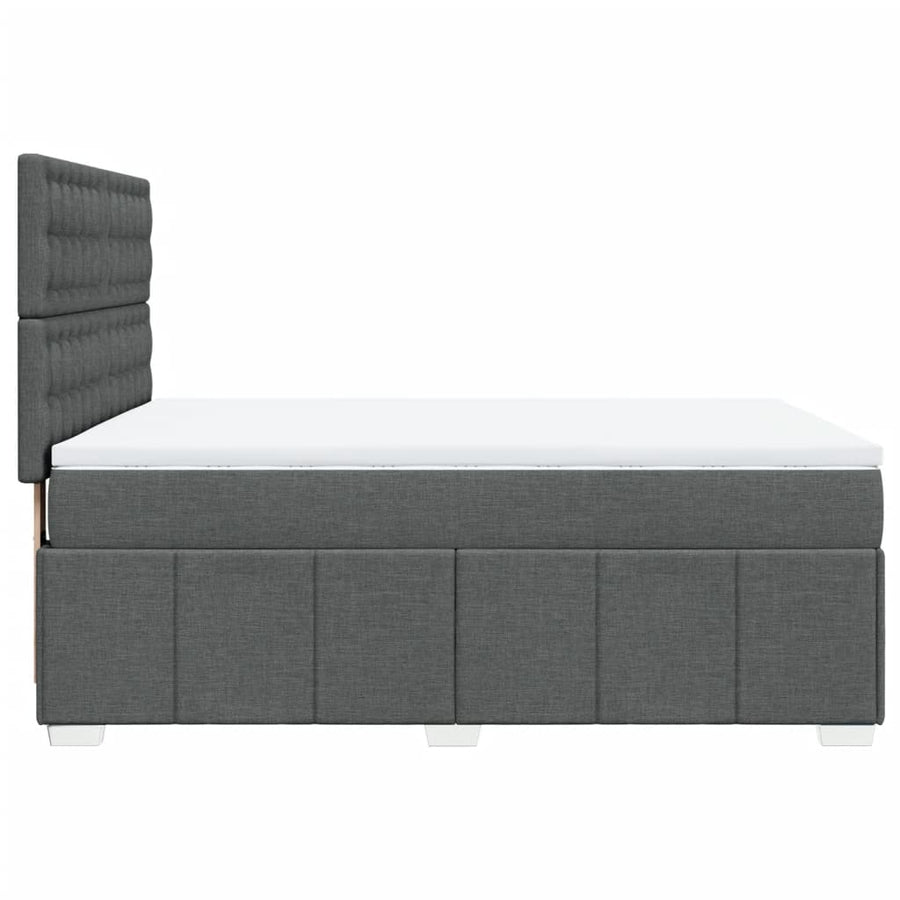 Boxspring Met Matras Stof 140 x 190 cm
