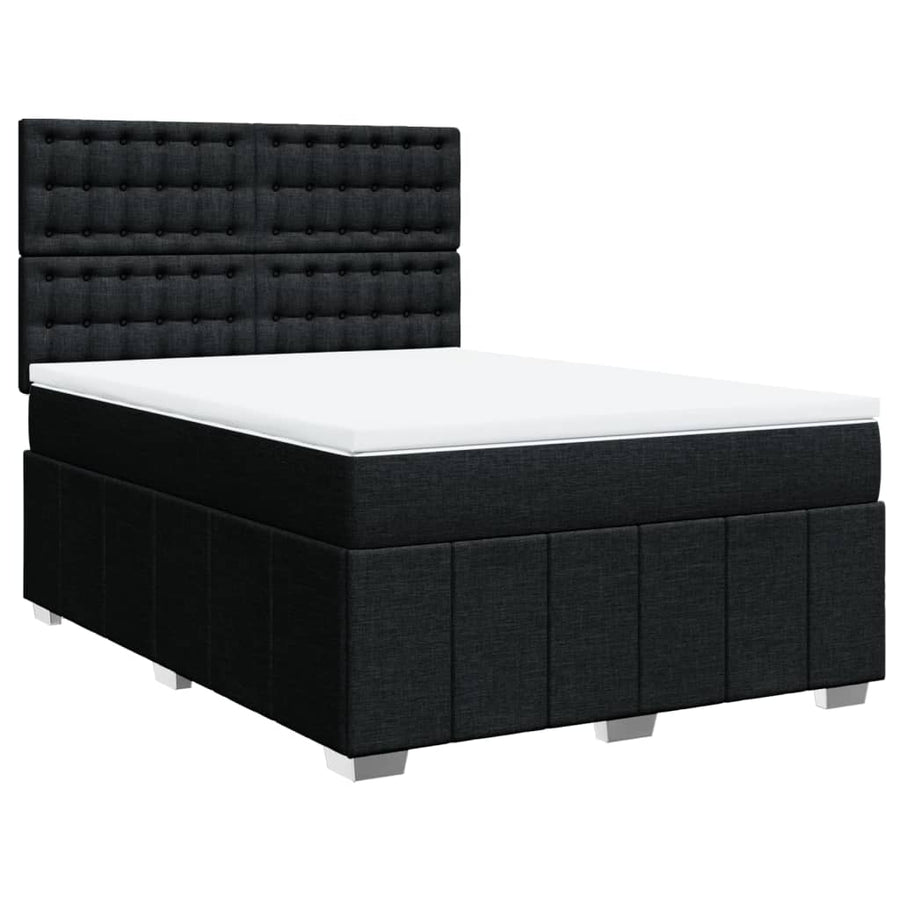 Boxspring Met Matras Stof 140 x 190 cm