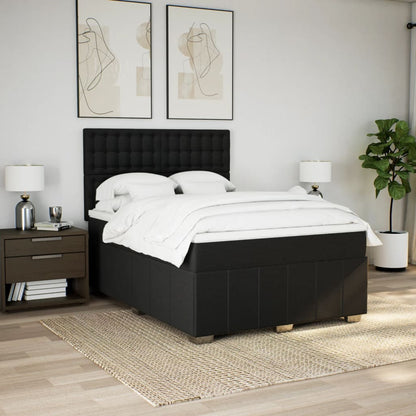 Boxspring Met Matras Stof 140 x 190 cm