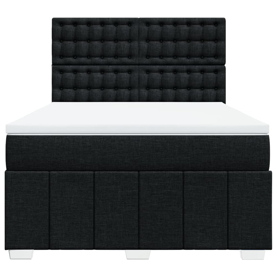 Boxspring Met Matras Stof 140 x 190 cm