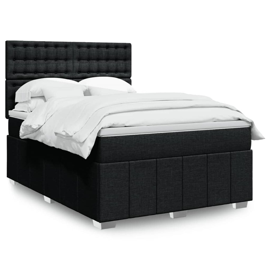 Boxspring Met Matras Stof 140 x 190 cm