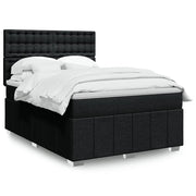 Boxspring met matras 140x200 cm zwart