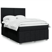 Boxspring met matras 160x200 cm zwart