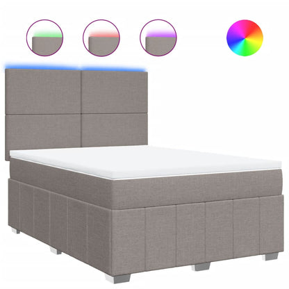 Boxspring Met Matras Stof 160 x 200 cm
