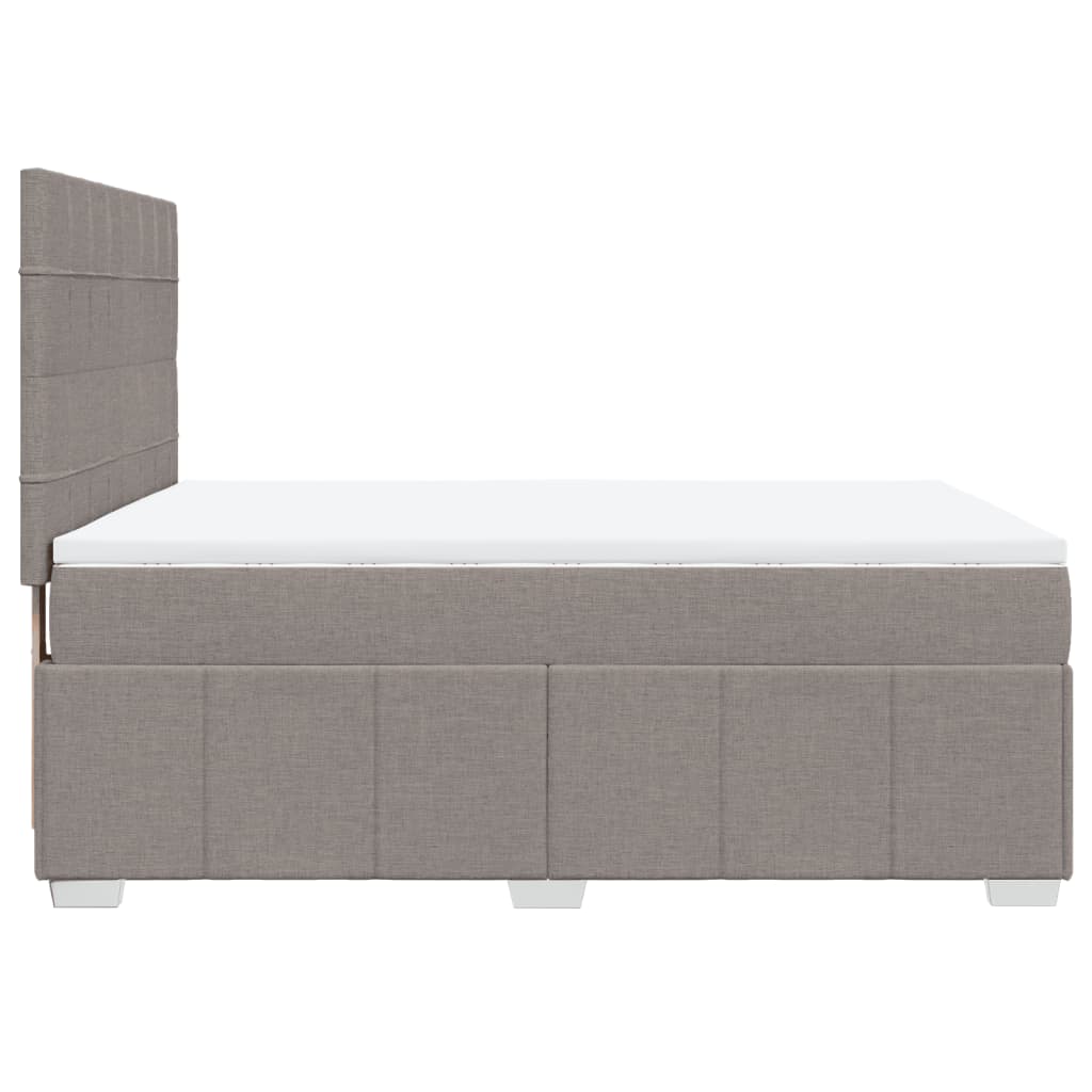 Boxspring Met Matras Stof 160 x 200 cm