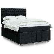 Boxspring met matras 160x200 cm zwart