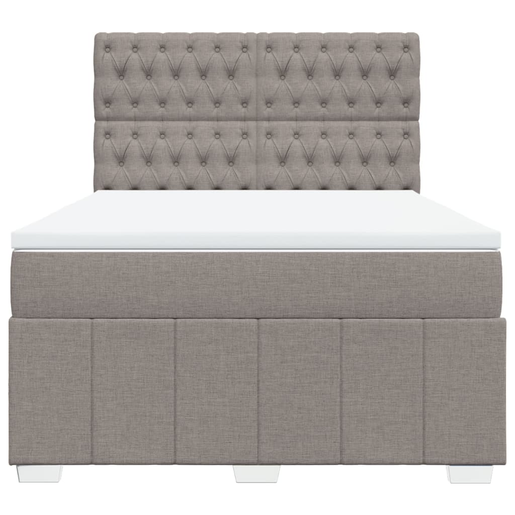 Boxspring Met Matras Stof 160 x 200 cm