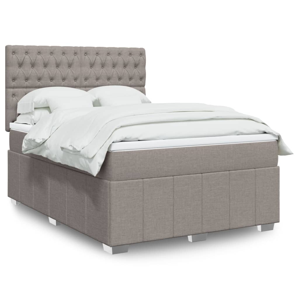 Boxspring Met Matras Stof 160 x 200 cm
