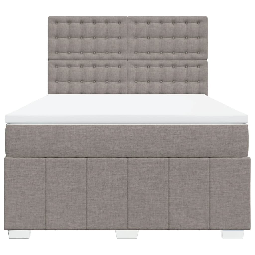 Boxspring Met Matras Stof 160 x 200 cm