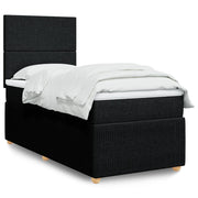 Boxspring met matras 80x200 cm zwart