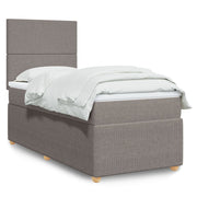 Boxspring met matras 80x200 cm taupe