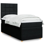 Boxspring met matras 80x200 cm zwart