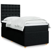 Boxspring met matras 80x200 cm zwart