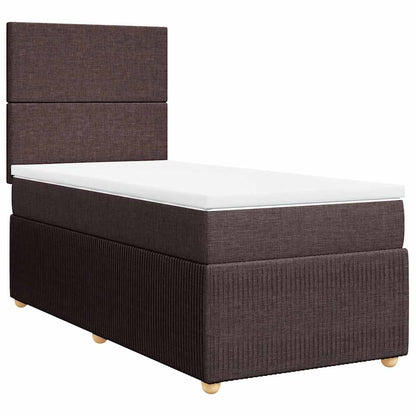 Boxspring Met Matras Stof 100 x 200 cm