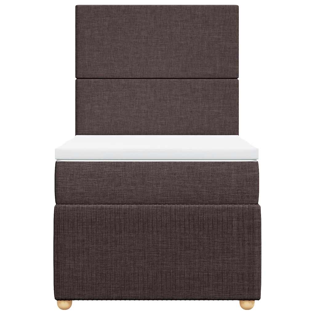 Boxspring Met Matras Stof 100 x 200 cm