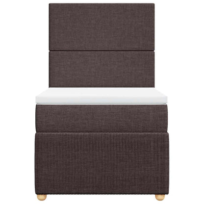 Boxspring Met Matras Stof 100 x 200 cm