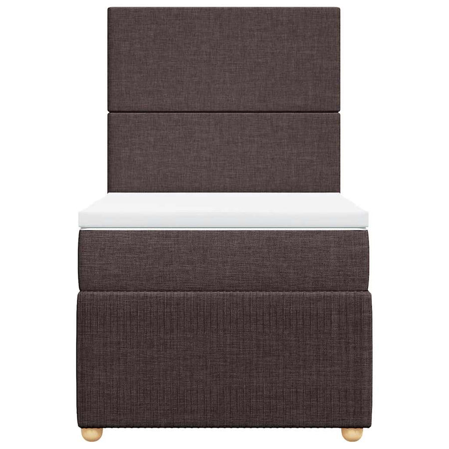 Boxspring Met Matras Stof 100 x 200 cm