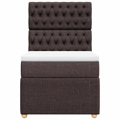 Boxspring Met Matras Stof 100 x 200 cm