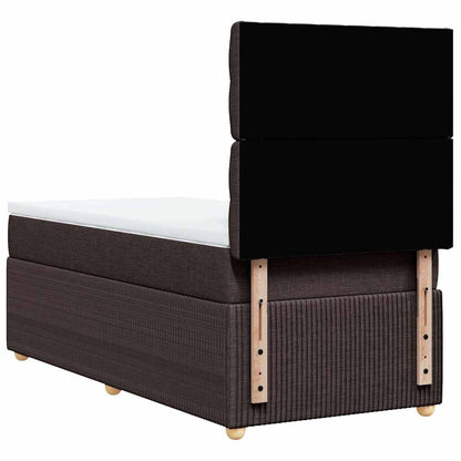 Boxspring Met Matras Stof 100 x 200 cm